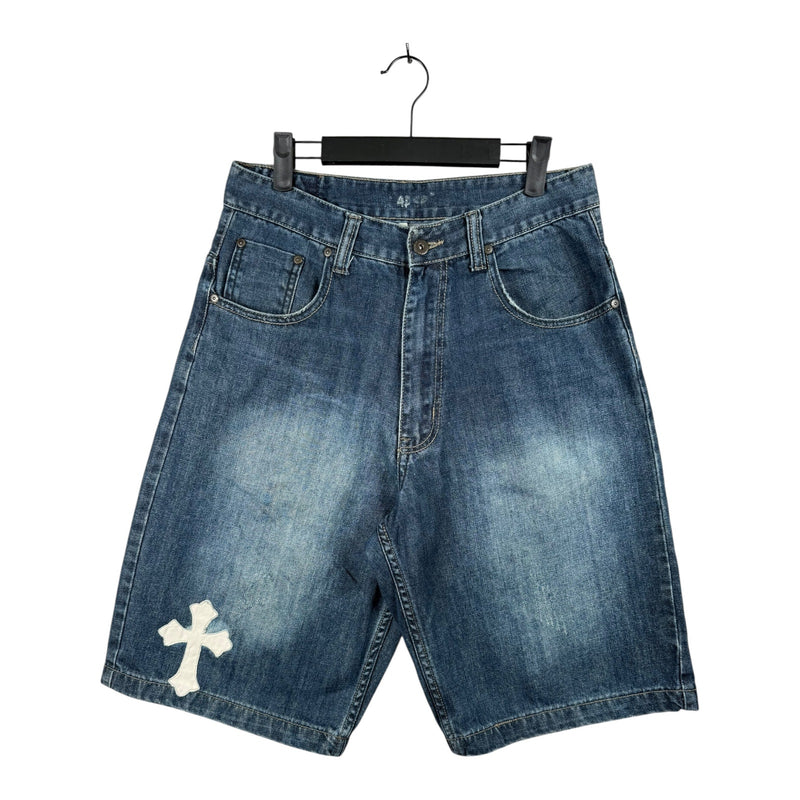 Vintage Flypaper Utility Denim Shorts 32
