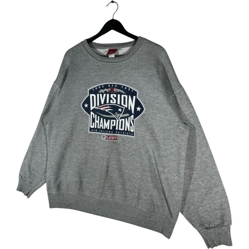 Vintage NFL New England Patriots Division Champions Crewneck