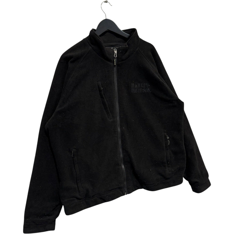 Vintage Harley Davidson Embroidered Fleece