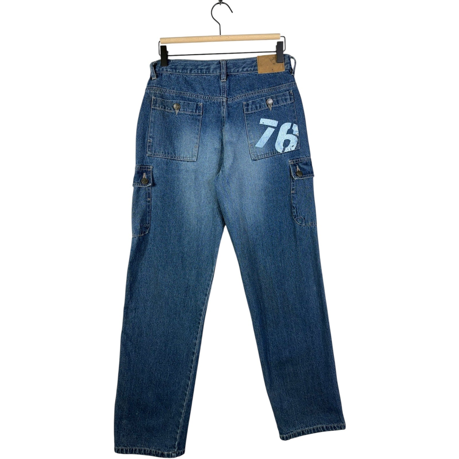 Vintage Straight Leg Denim Jeans