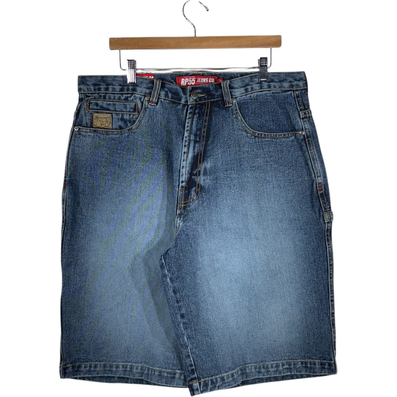 Vintage RP55 Jeans Co. Baggy Denim Shorts 38x13 NWT