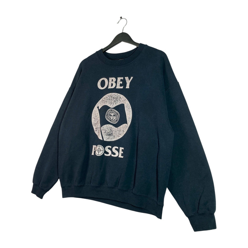 Vintage Obey Posse Sweater Crewneck Large
