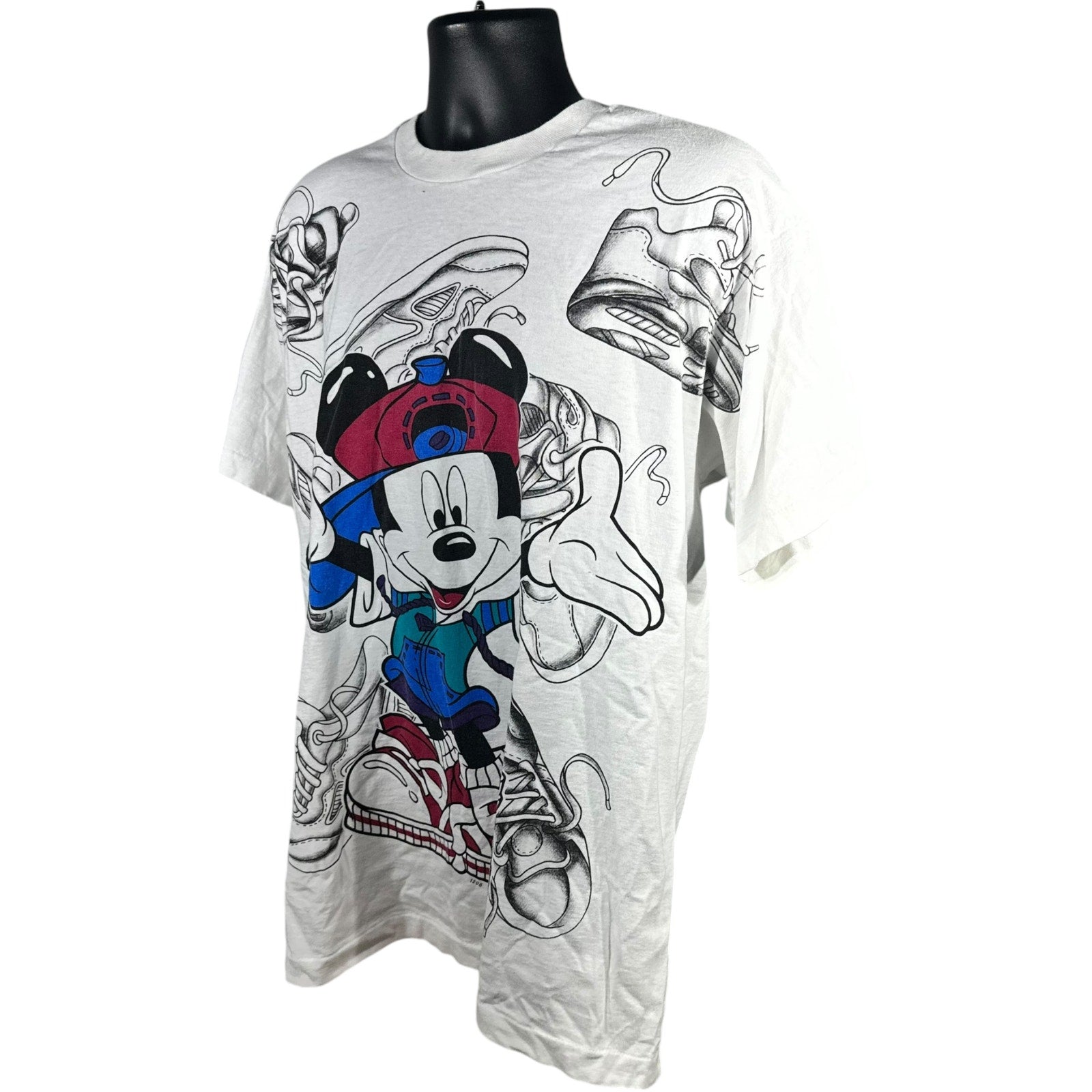 Vintage Mickey Unlimited Mickey Mouse Sneaker Tee 90s