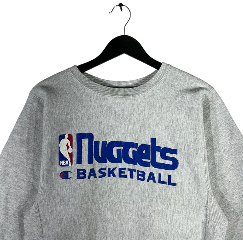 Vintage Champion Reverse Weave Denver Nuggets NBA Crewneck