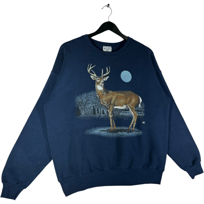 Vintage Deer Buck Nature Crewneck