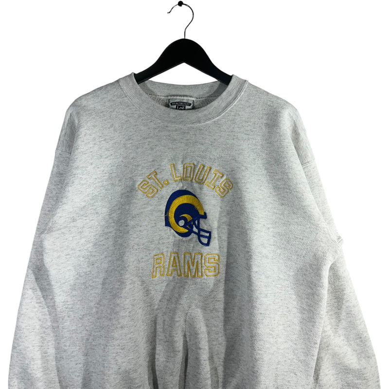 Vintage St. Louis Rams Embroidered Logo Crewneck