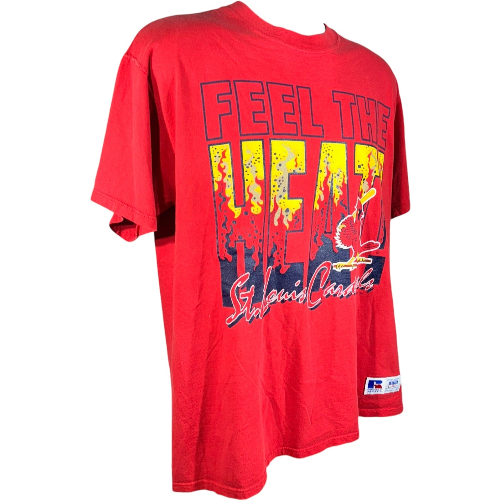 Vintage MLB St. Louis Cardinals Feel The Heat Tee 1994