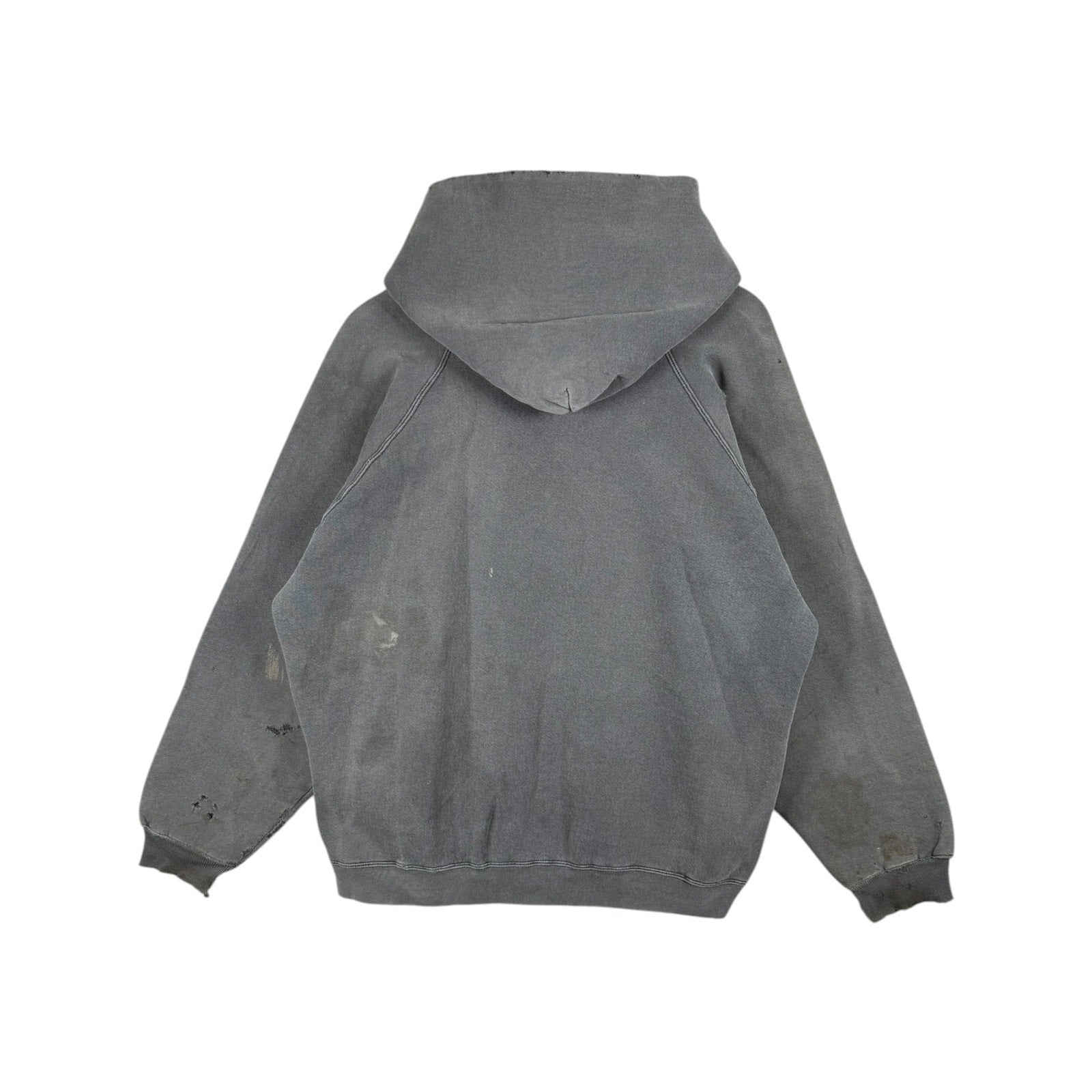 Vintage Adidas Trefoil Logo Distressed Hoodie