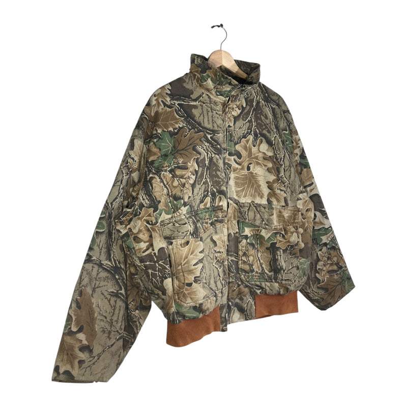Vintage Red Head Camo Bomber Jacket