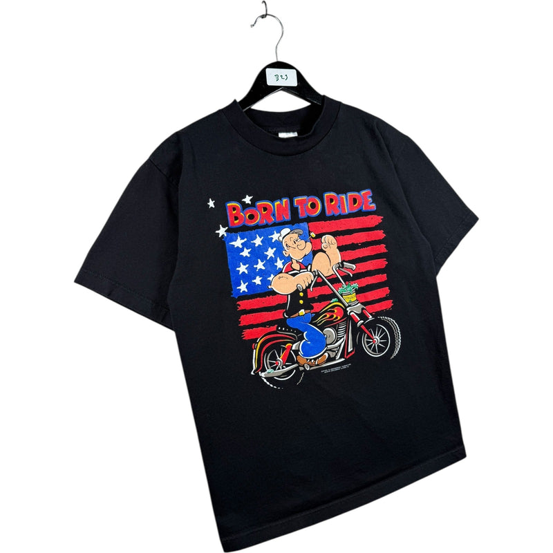 Vintage Popeye Born To Ride 1999 T-Shirt