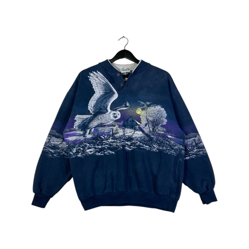 Vintage National Wildlife Federation AOP Long Sleeve