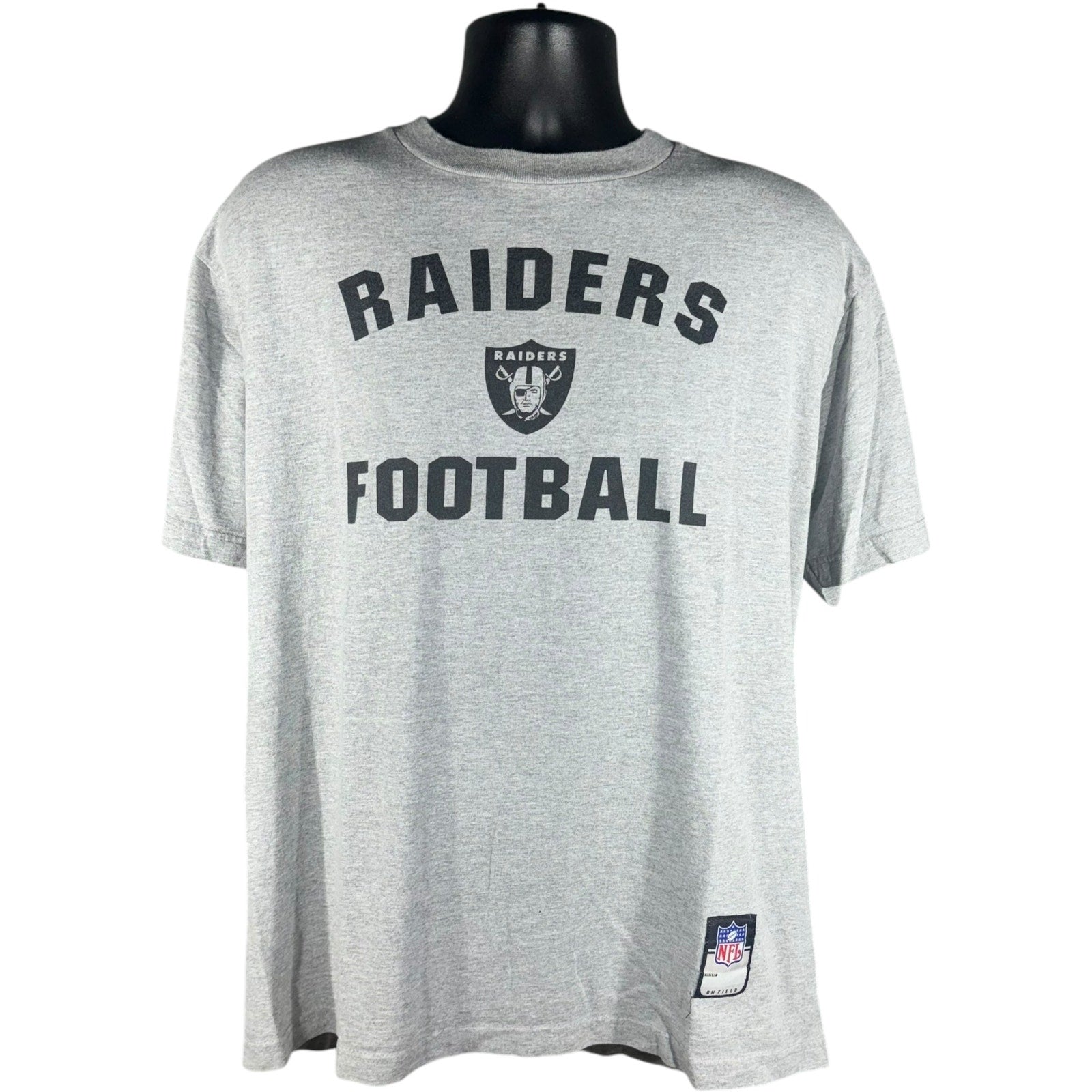 Vintage NFL Reebok Oakland Raiders Football Tee