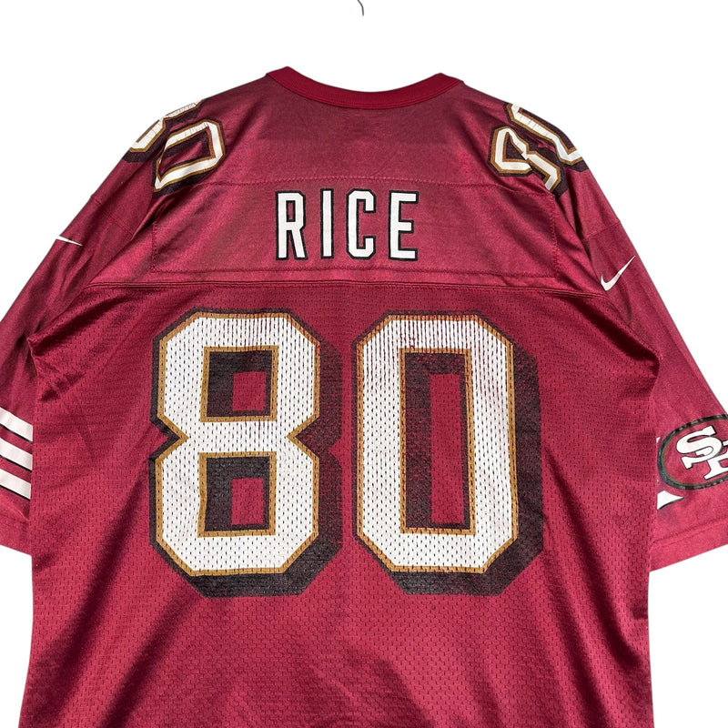 Vintage Nike San Francisco 49ers Jerry Rice #80 NFL Jersey