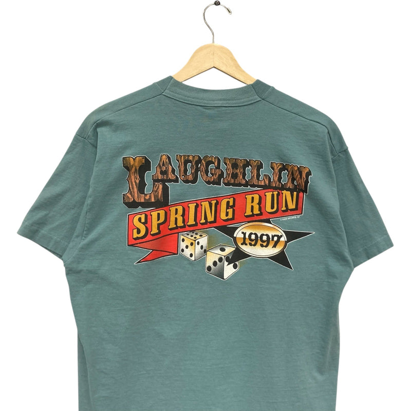 Vintage Youth Laughlin Spring Run Motorcycle Tee 1997