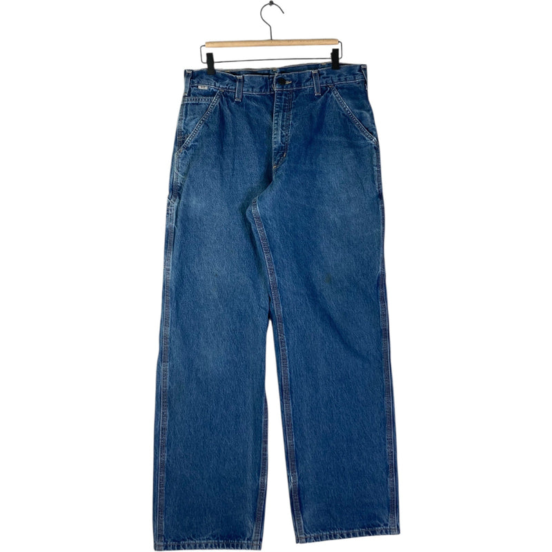 Vintage Carhartt FR Denim Cargo Pants 34x32
