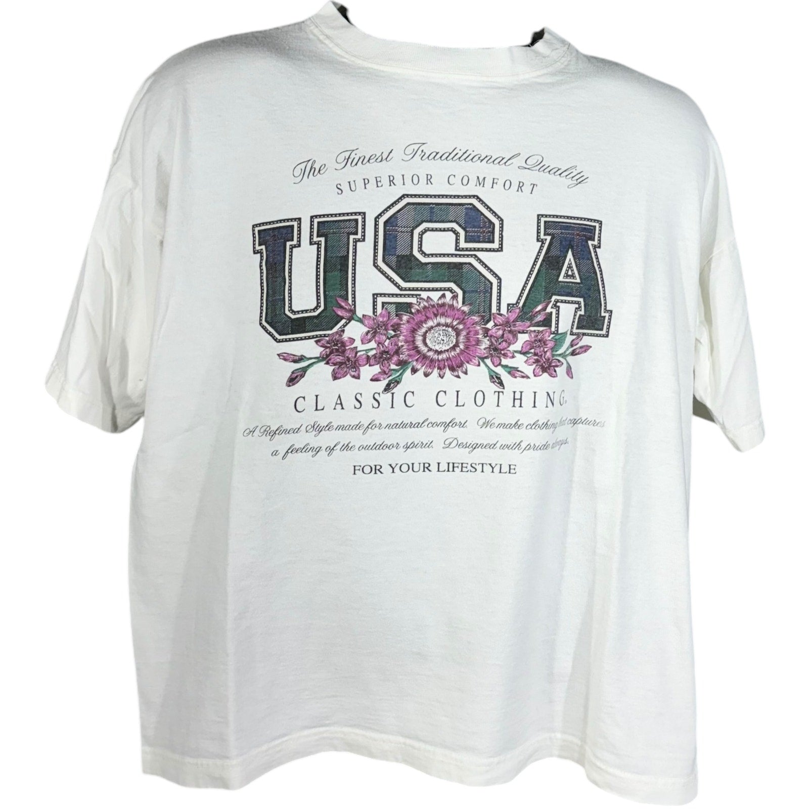 Vintage USA Classic Clothing Tee 90s