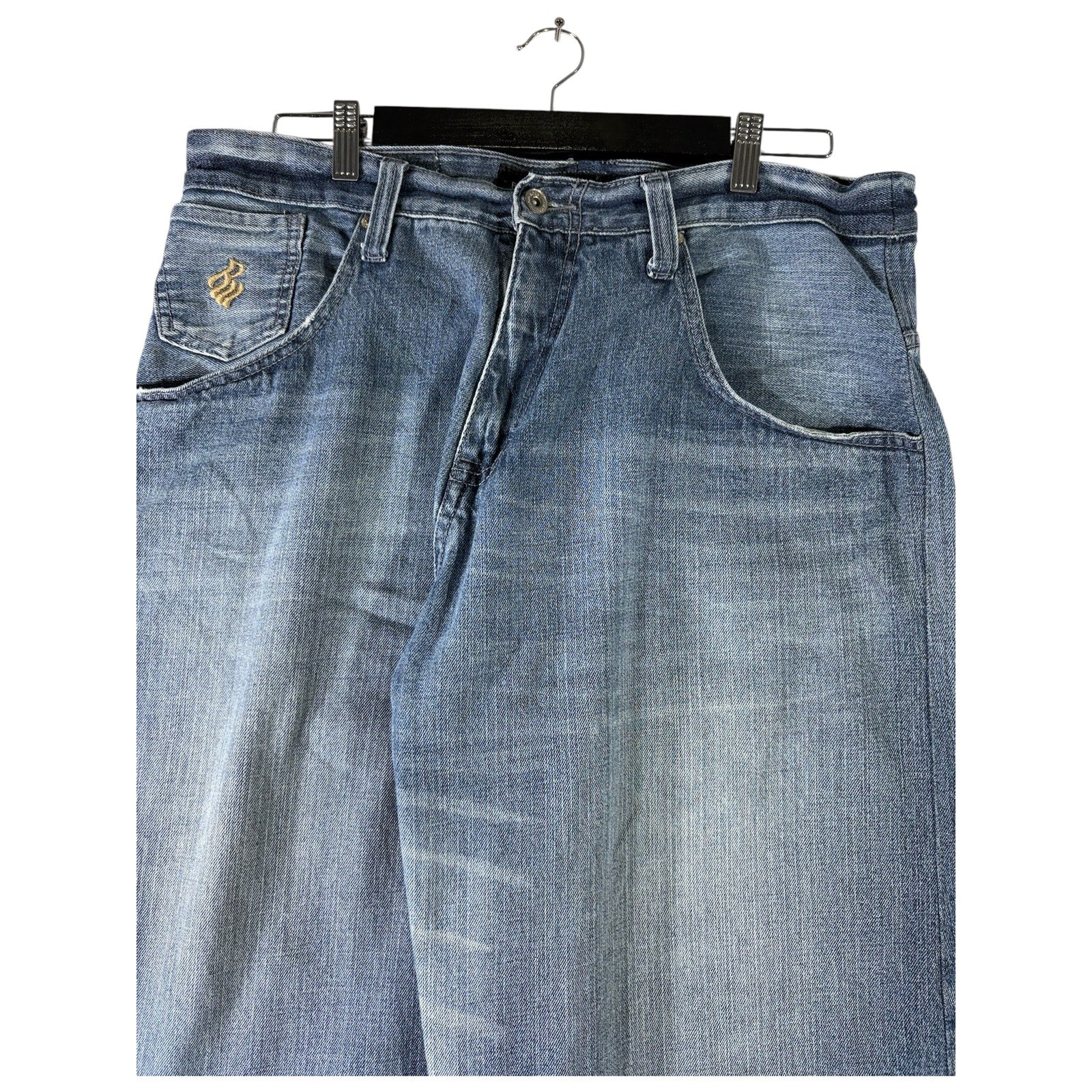 Vintage Rocawear Wide Leg Denim Shorts 36