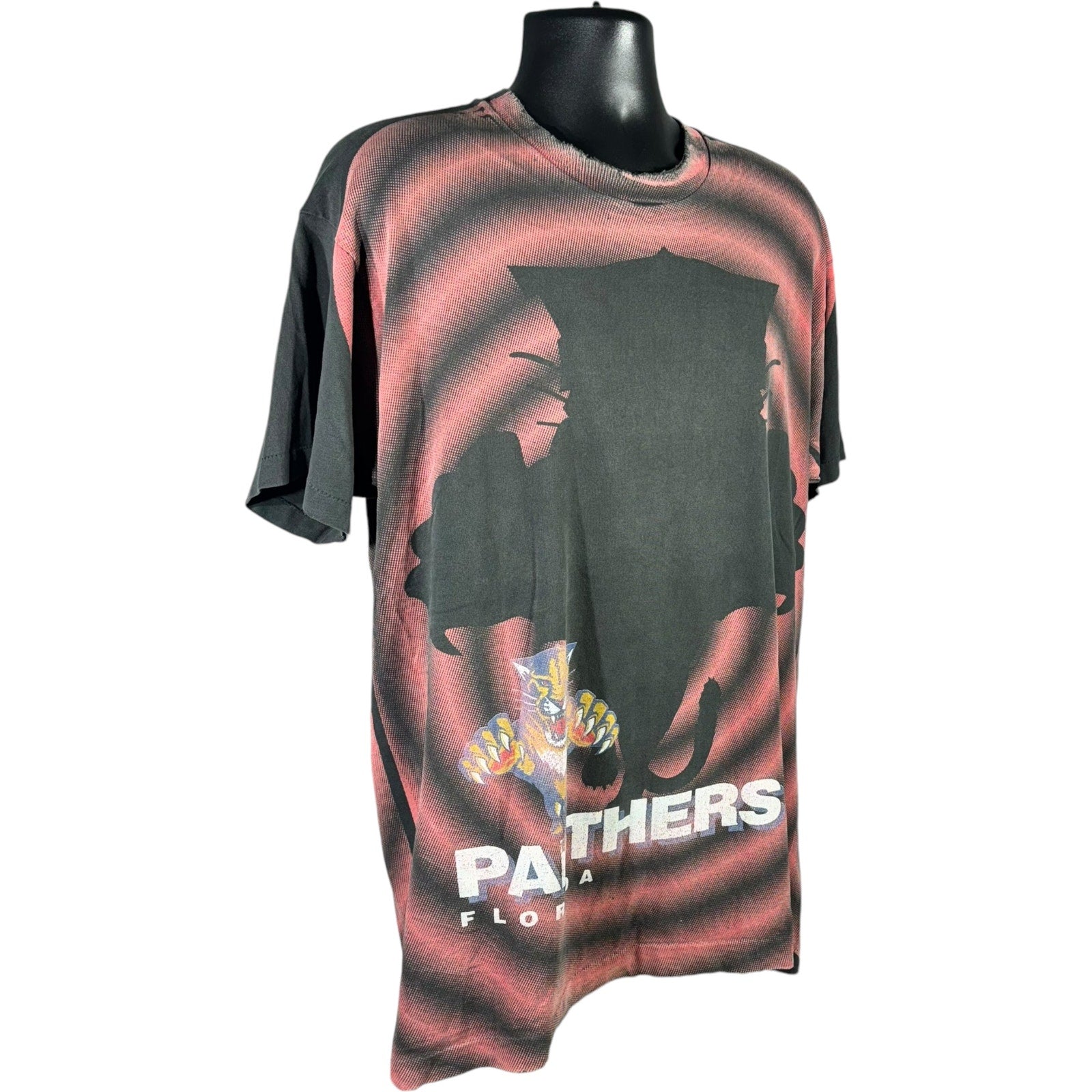 Vintage Florida Panthers Shadow AOP Tee