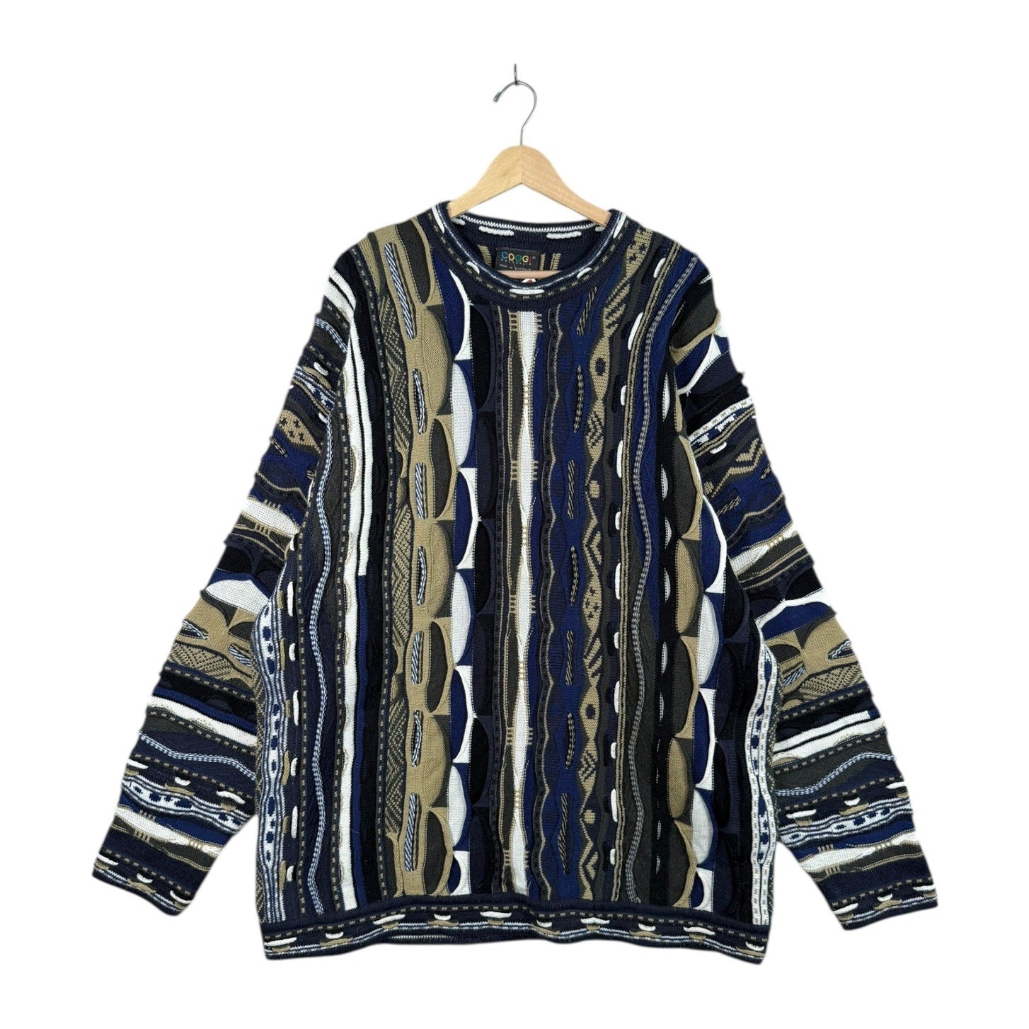 Vintage Coogi 3D Knit Sweater