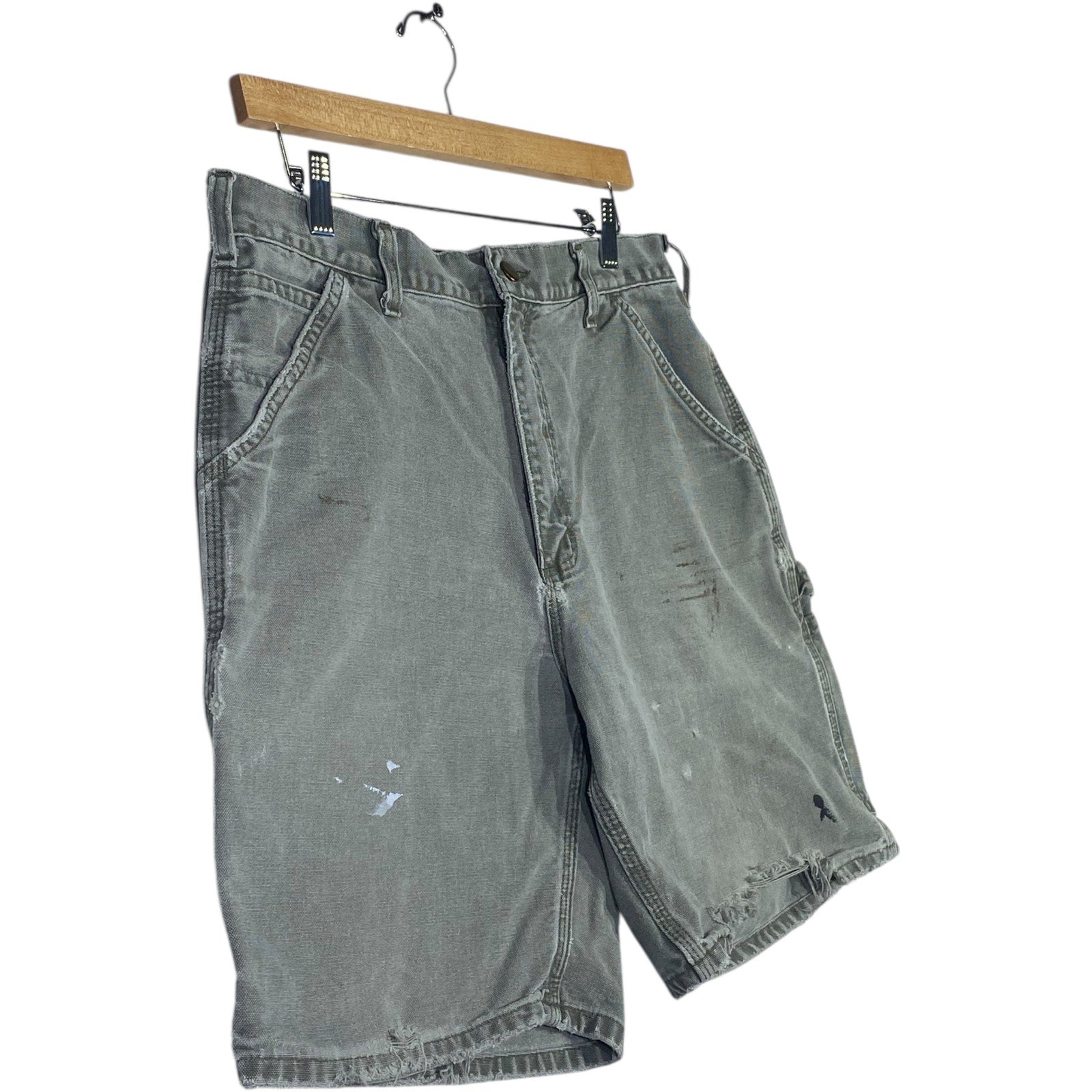 Vintage Carhartt Carpenter Utility Denim Shorts 34