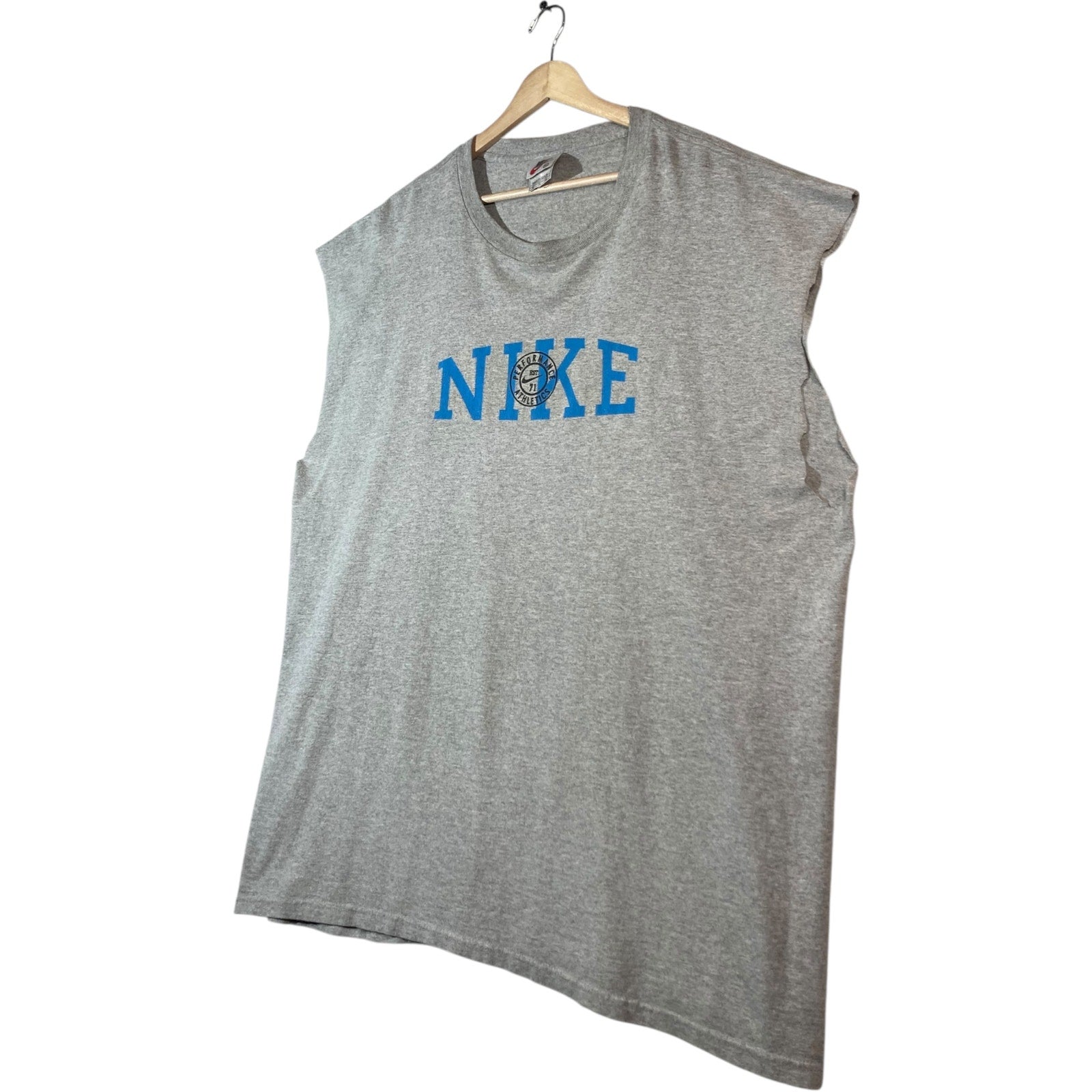 Vintage Nike Logo Print Tank Top