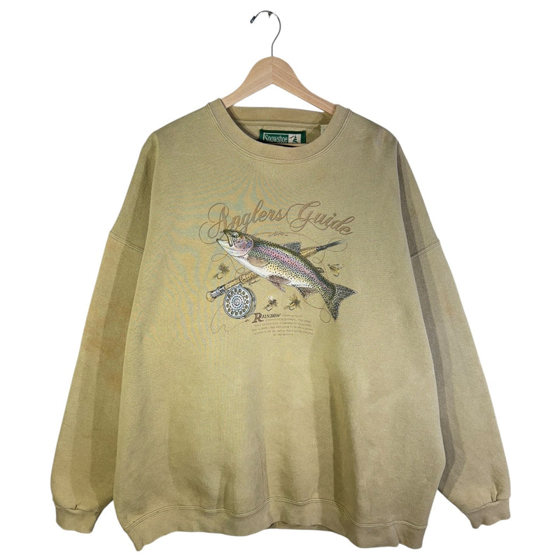 Vintage Anglers Guide Rainbow Trout Fishing Crewneck