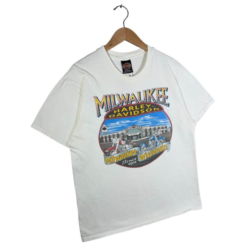 Vintage Harley Davidson Milwaukee Wisconsin Dealer T-Shirt