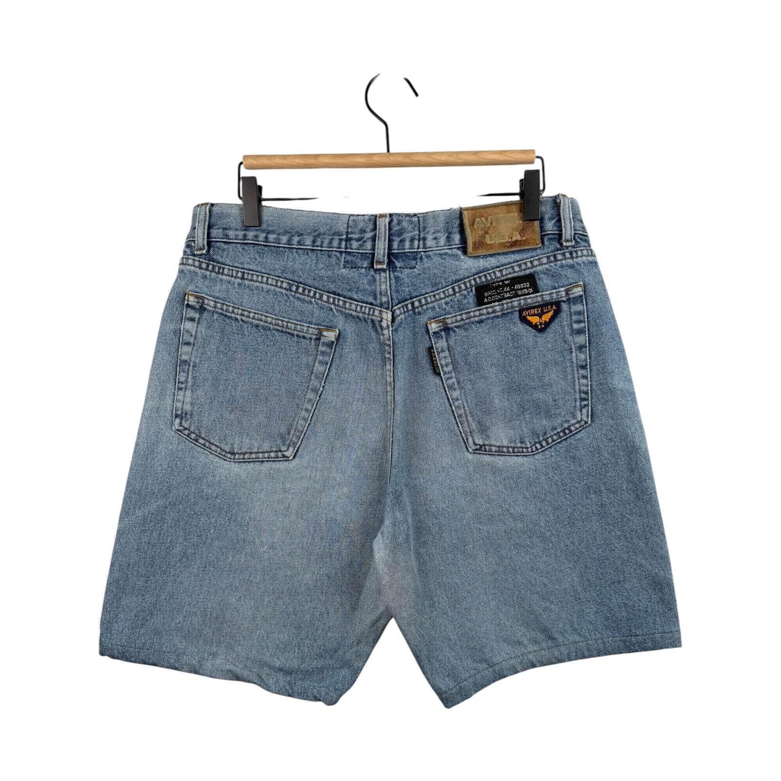 Vintage Avirex USA Denim Shorts 36