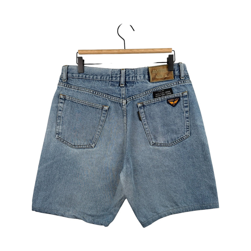 Vintage Avirex USA Denim Shorts 36