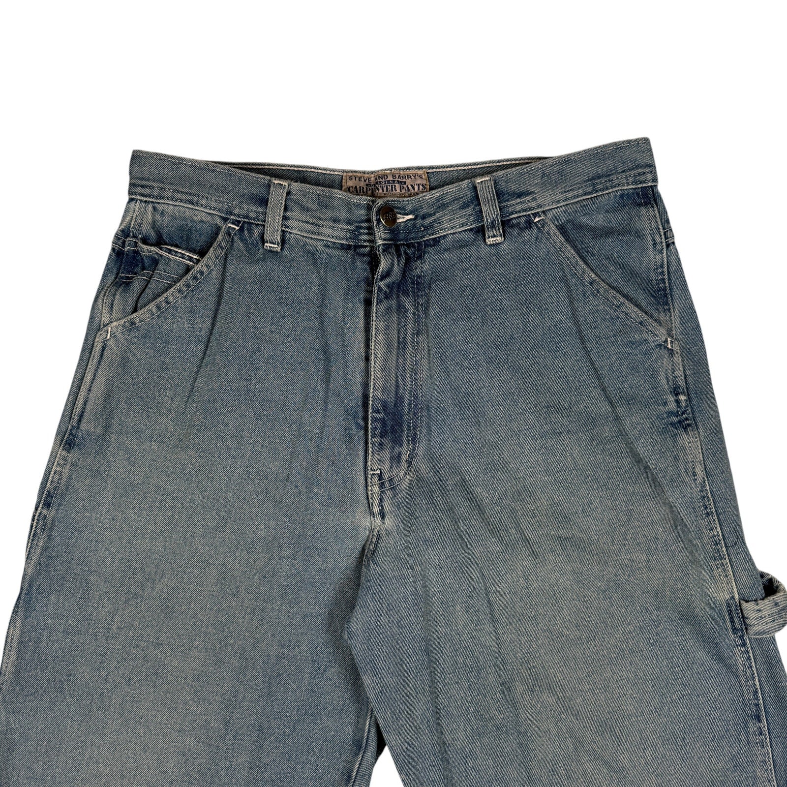 Vintage Cut Off Denim Carpenter Shorts 33