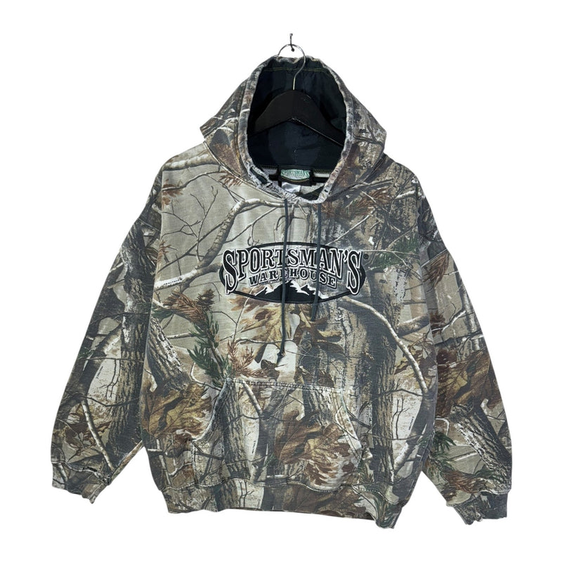 Vintage Sportsman’s Warehouse Camo Pullover Hoodie