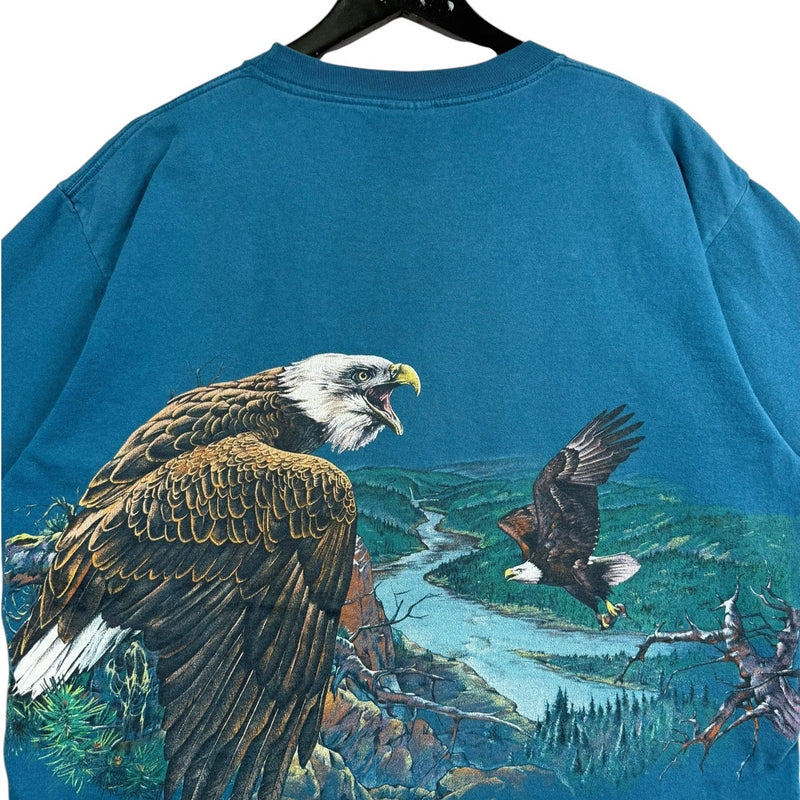 Vintage Bald Eagle Wildlife Nature Graphic T-Shirt