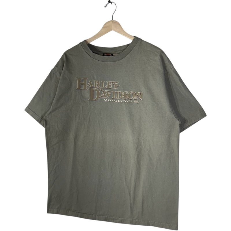 Vintage Harley Davidson Motorcycles Spellout Tee