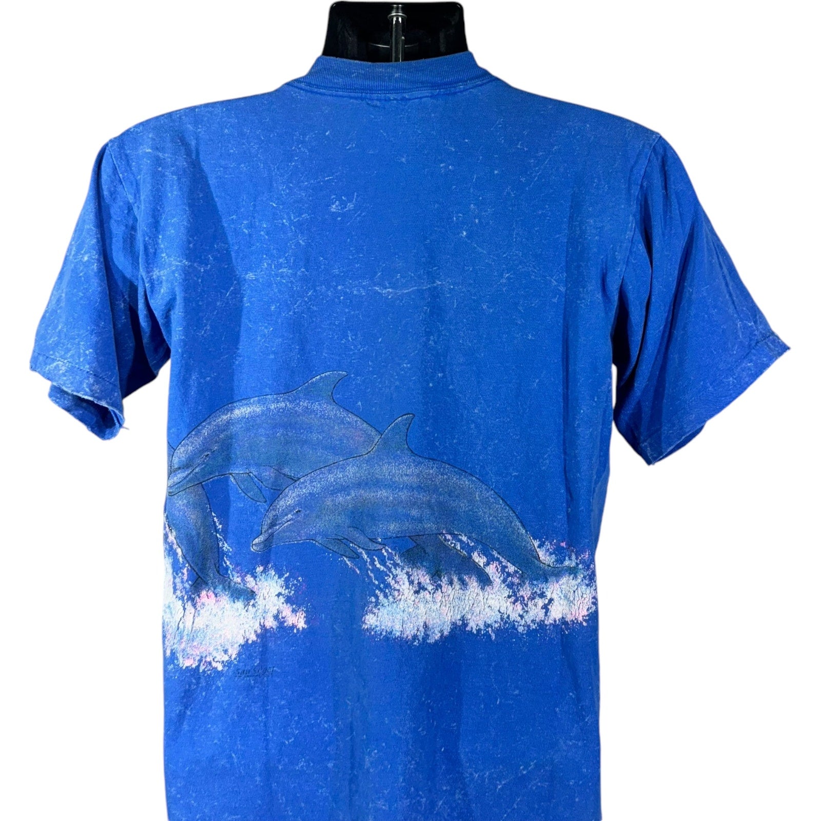 Vintage Monterey Bay Dolphin Wrap Around Tee 90s