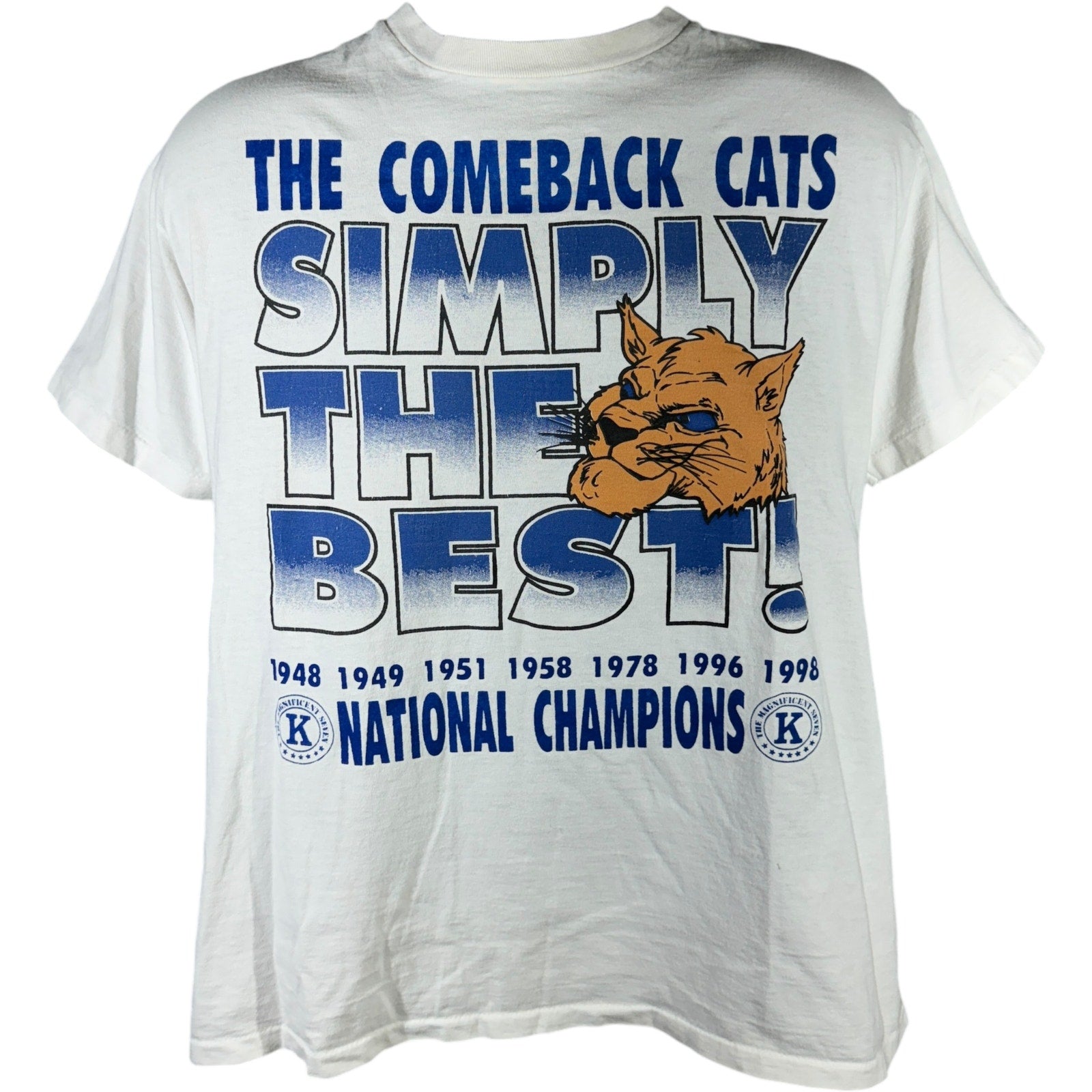 Vintage University Of Kentucky "Simply The Best!" Tee 90s