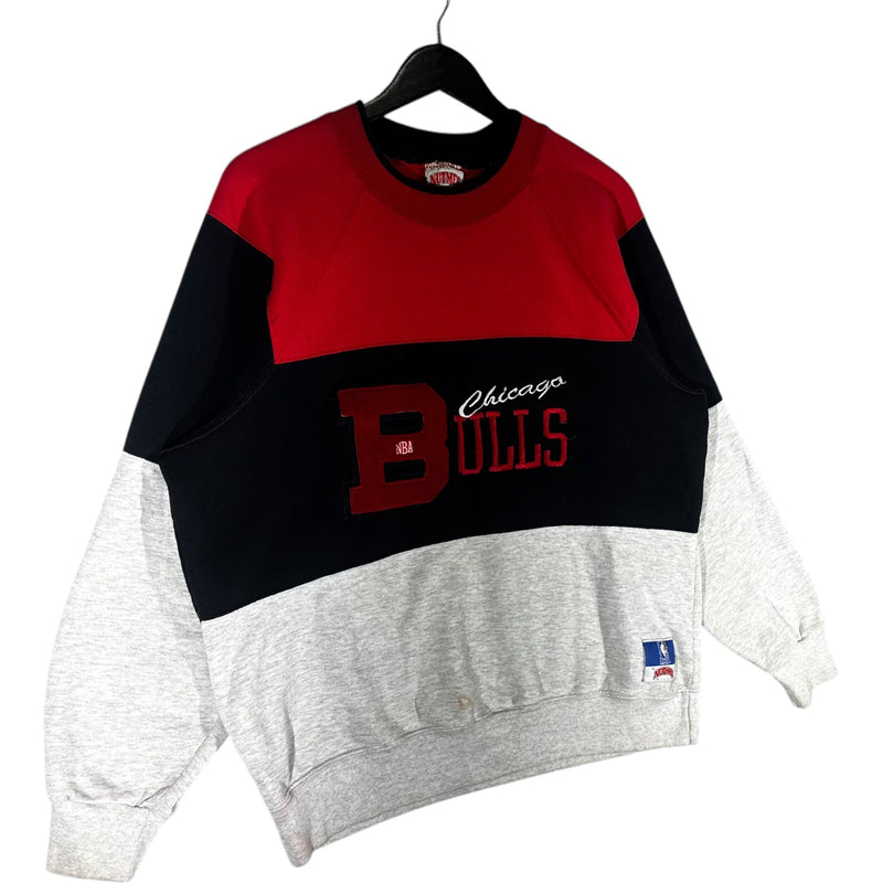 Vintage Nutmeg Chicago Bulls Embroidered NBA Crewneck 90s