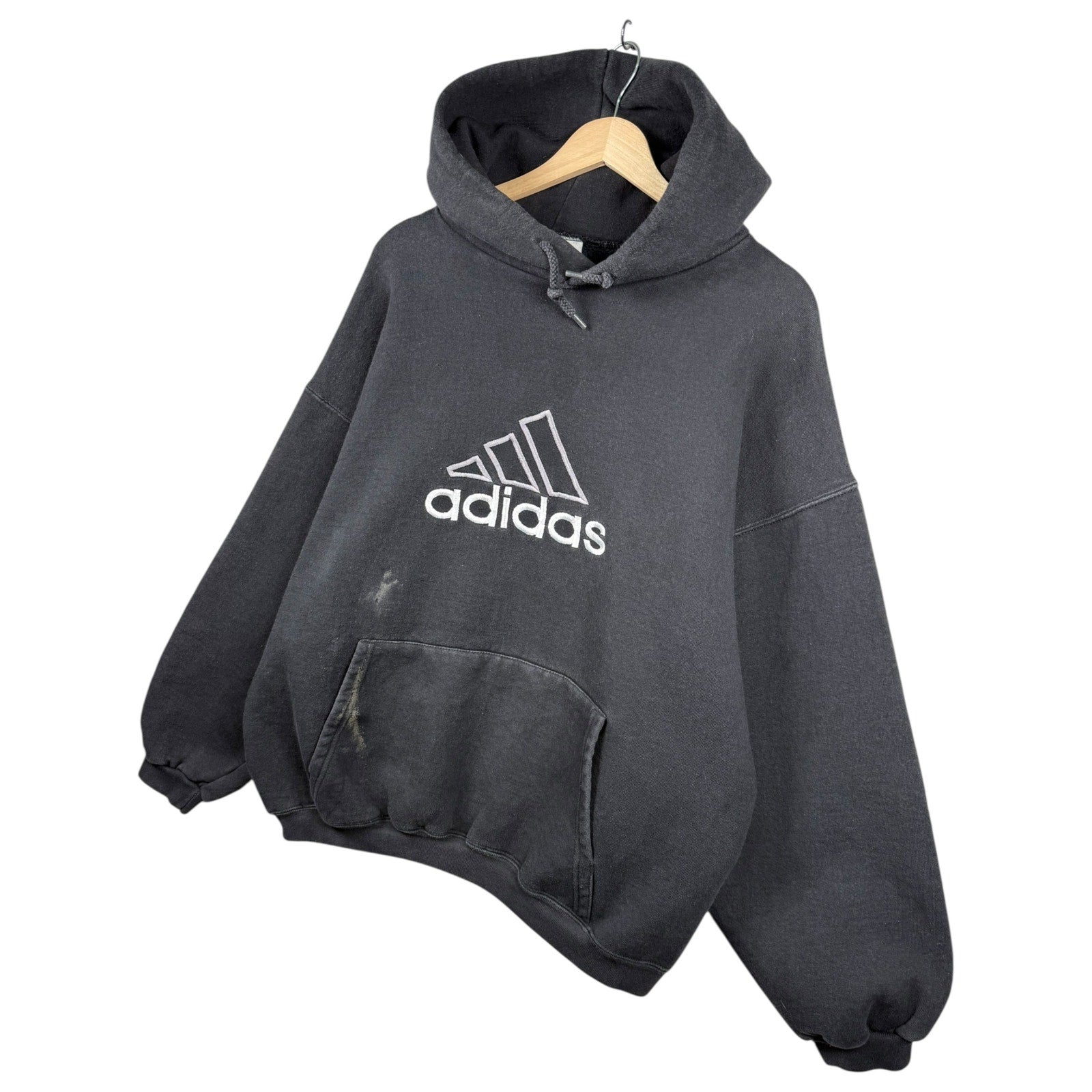 Vintage Adidas Trefoil Logo Pullover Hoodie