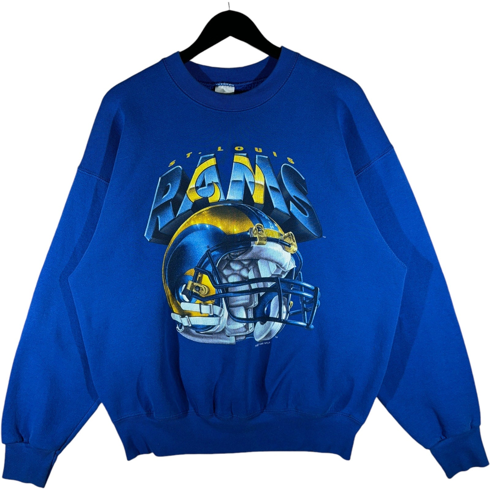 Vintage St. Louis Rams Big Helmet Crewneck