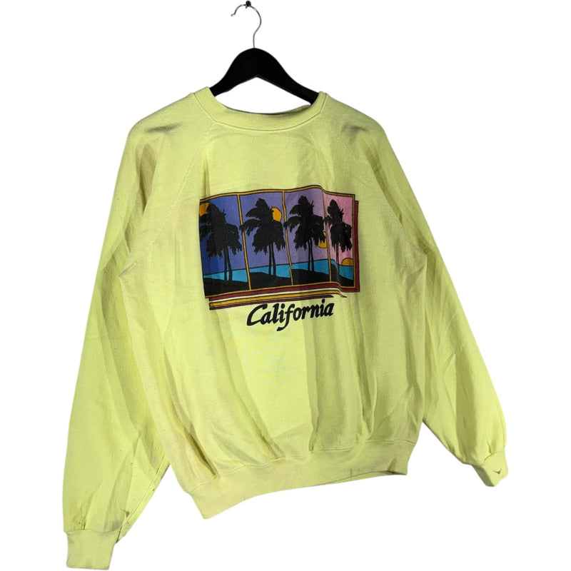 Vintage California Palm Tree Sunset Crewneck