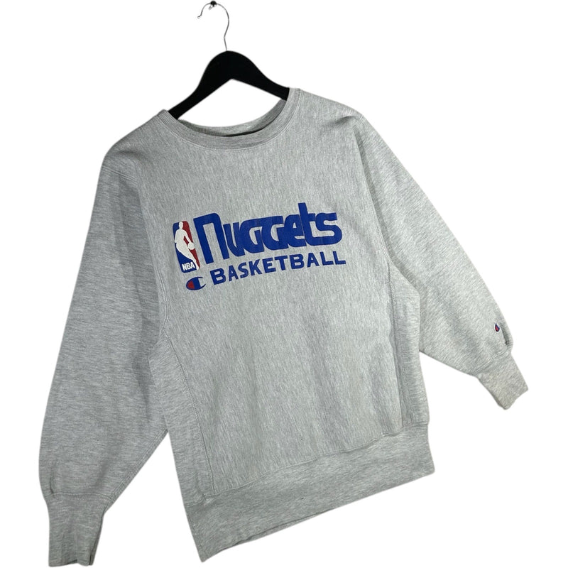 Vintage Champion Reverse Weave Denver Nuggets NBA Crewneck