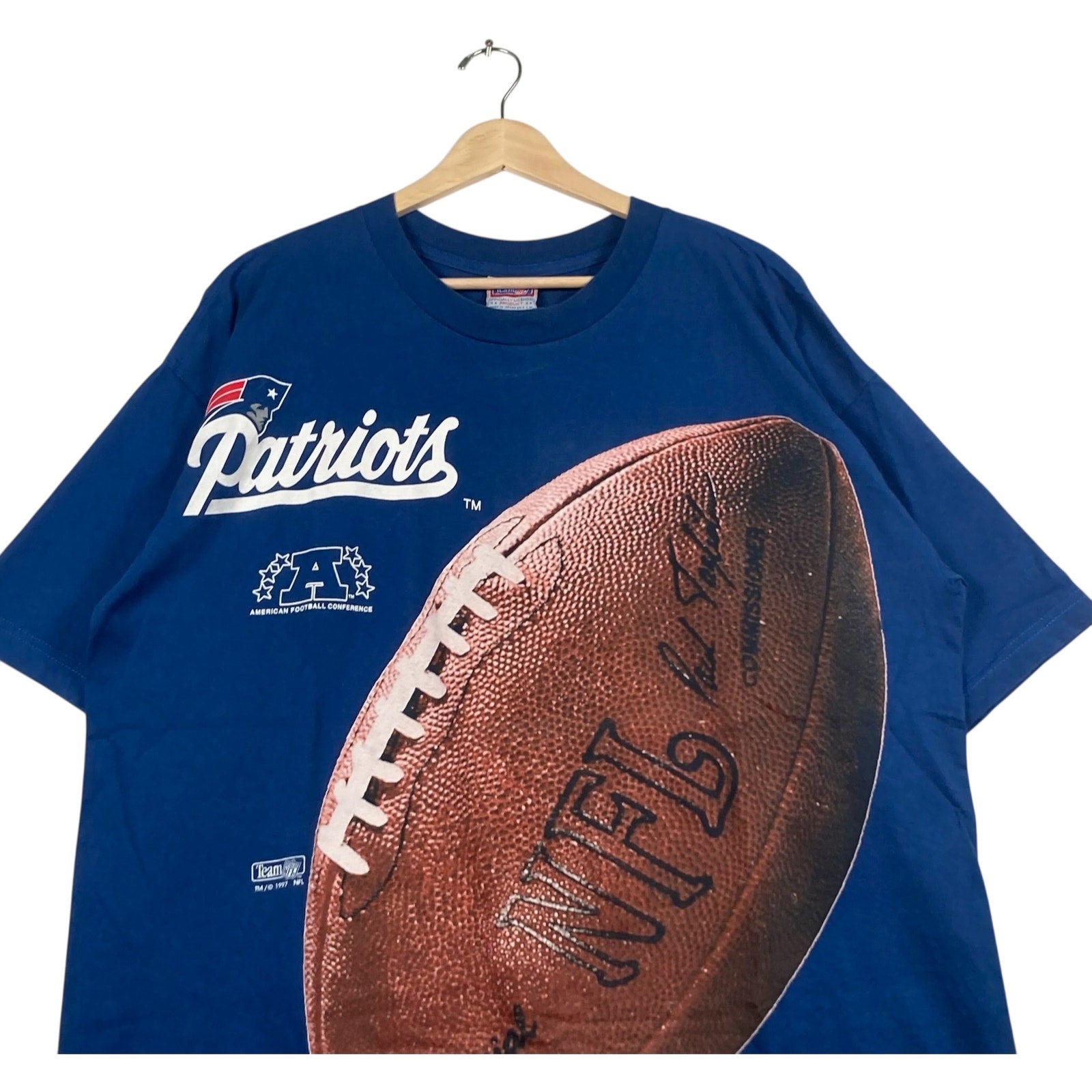 Vintage NFL New England Patriots Football Tee