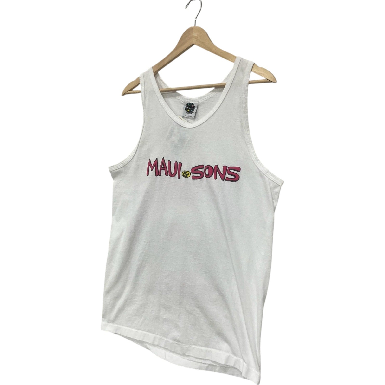 Vintage Maui And Sons High Natural Tank Top