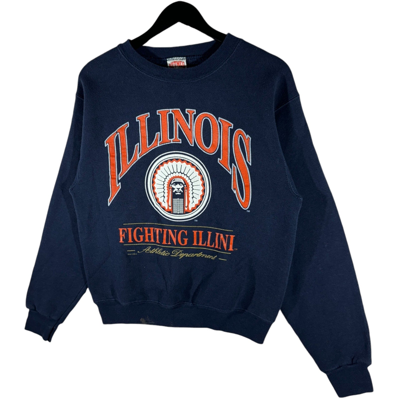 Vintage Nutmeg University Of Illinois Crewneck