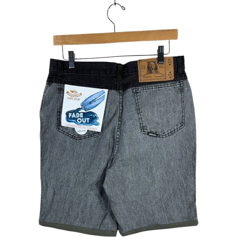 Vintage NWT Jordache Jeans Wear Fade Out Denim Shorts 32