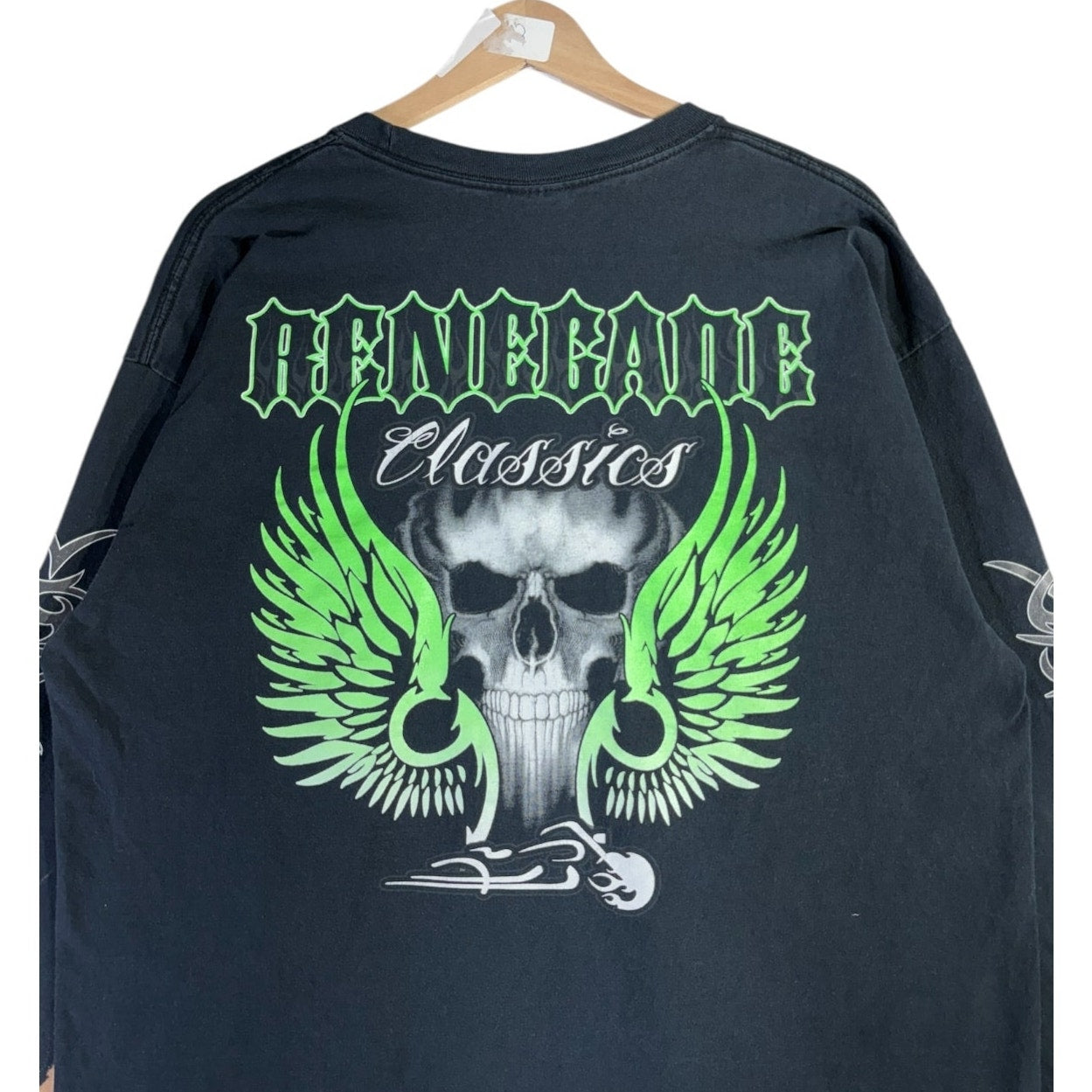 Vintage Renegade Classics Skull Wings Long Sleeve