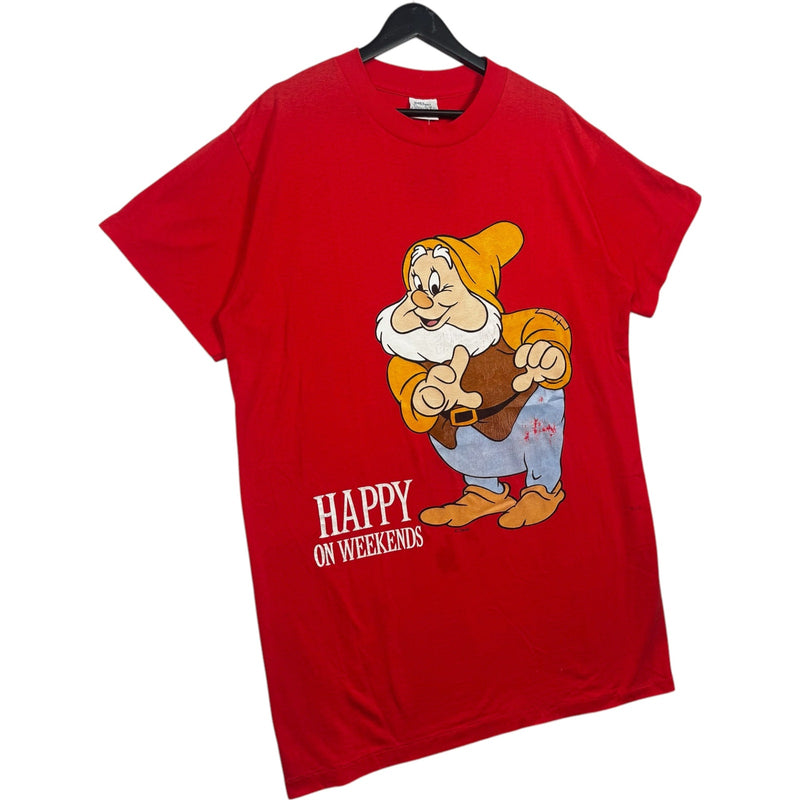 Vintage Disney Snow White Dwarfs Weekend Tee Sleep Shirt
