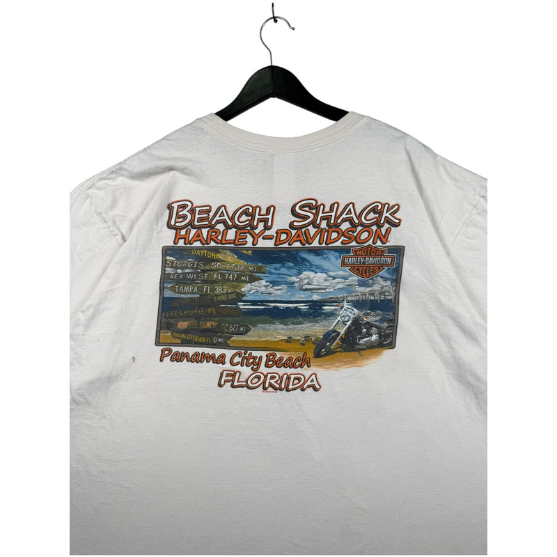 Vintage Harley Davidson Beach Shack Florida T-Shirt