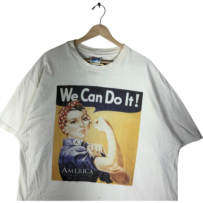 Vintage "We Can Do It!" Rosie The Riveter Tee 1995