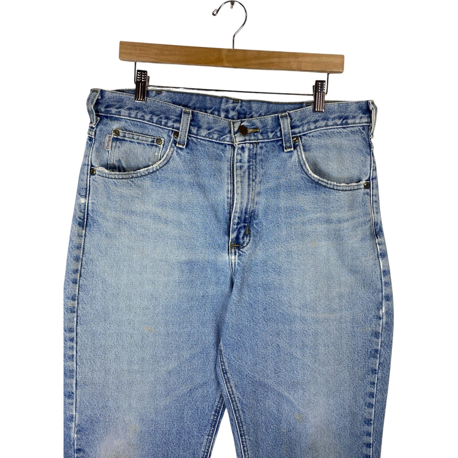 Vintage Carhartt Straight Leg Denim Jeans 36x30