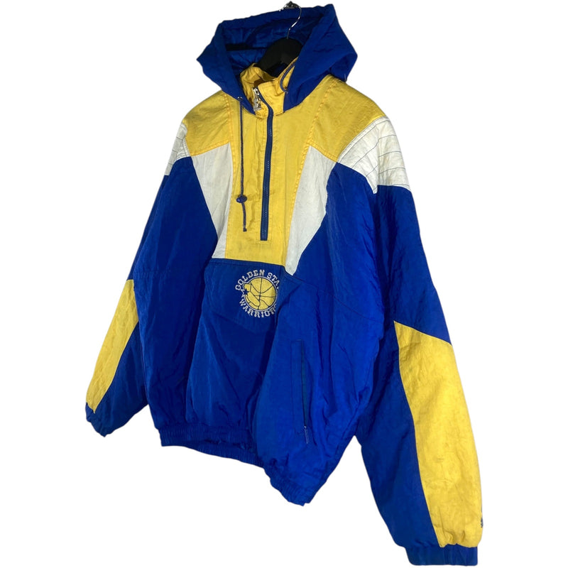 Vintage Starter Golden State Warriors NBA Pullover Hooded Jacket